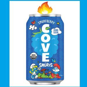 Smurfs Berry Soda Candle 12oz Can Smurfberry Handcrafted in TN Great Gifts